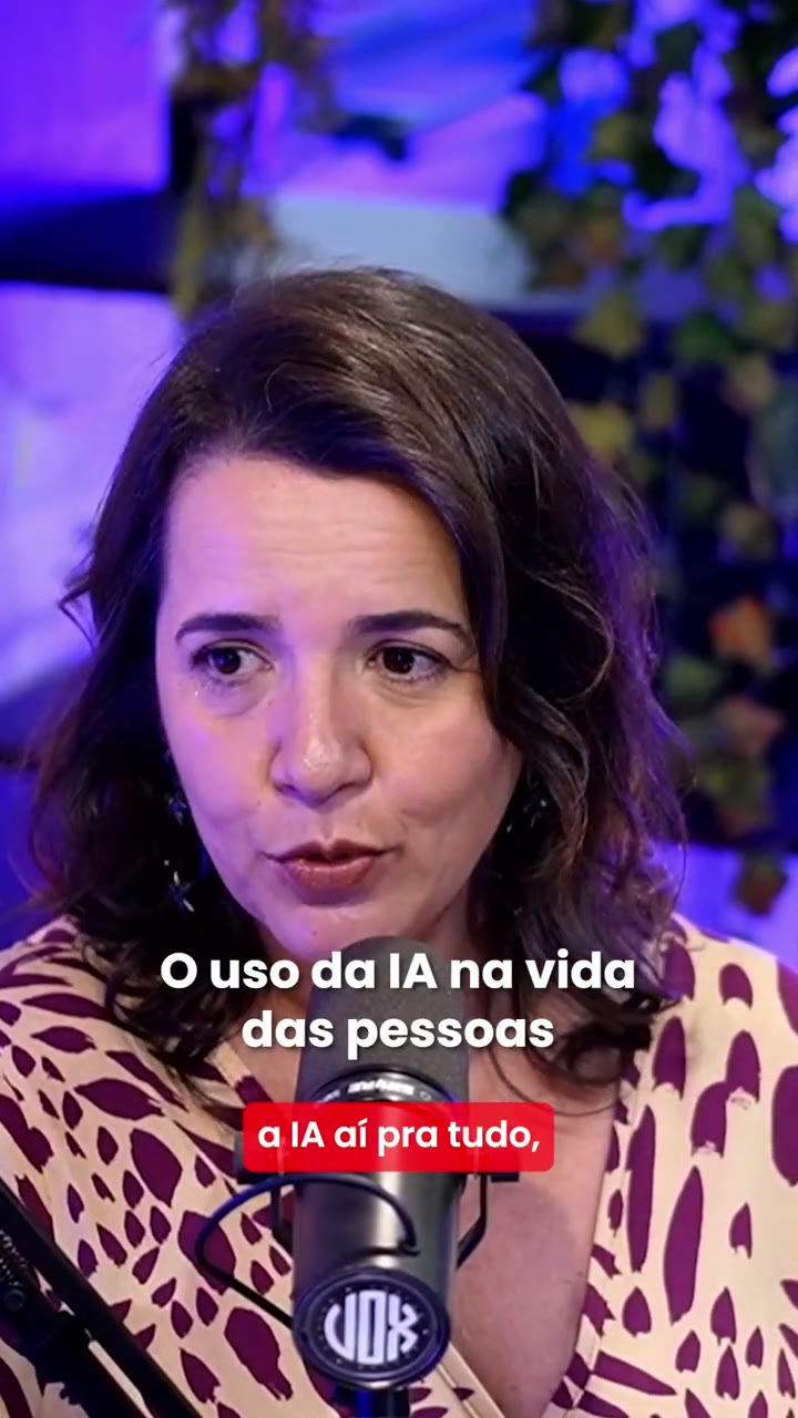 Dai Oliveira gravando o episódio “Uso da IA”
